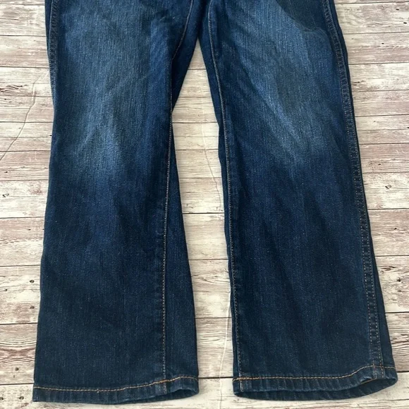 Caslon High Rise Straight Leg Dark Wash Jeans - Picture 3 of 10